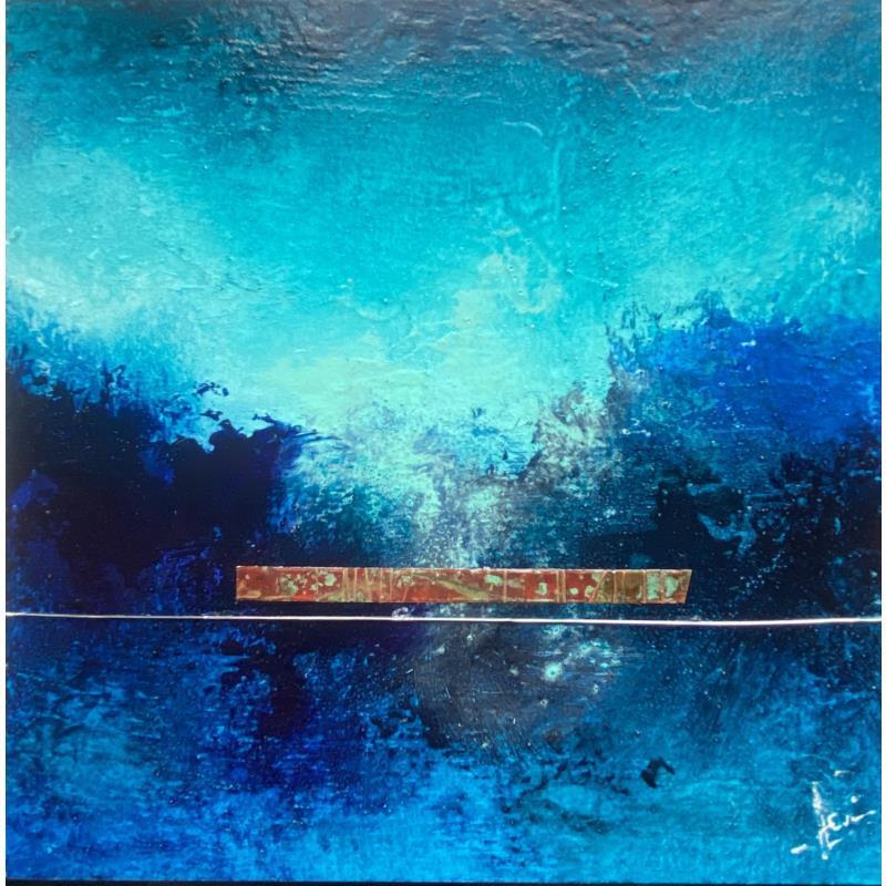 Peinture Abstraction # 3111 par Hévin Christian | Tableau Abstrait Minimaliste Huile Acrylique Pastel