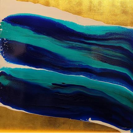 Peinture Profondeurs Marines par Depaire Silvia | Tableau Abstrait Acrylique