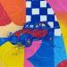 Peinture 2CV par Revel | Tableau Pop-art Icones Pop