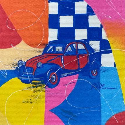 Peinture 2CV par Revel | Tableau Pop-art Icones Pop