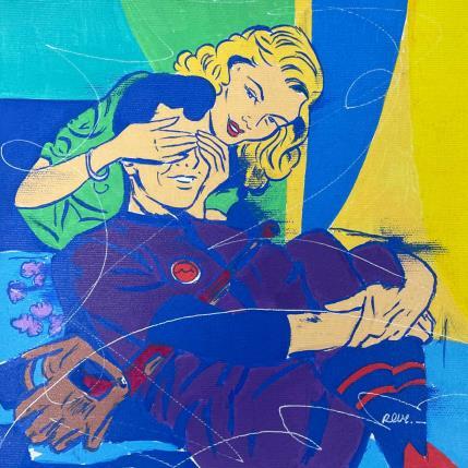 Peinture Baseball par Revel | Tableau Pop-art Icones Pop