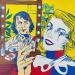 Pintura Happy face por Revel | Pintura Pop art Iconos pop
