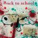 Painting Snoopy back to school ( petit bateau) by Kikayou | Painting Pop-art Pop icons Graffiti Acrylic Gluing