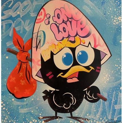 Peinture Calimero par Lemoine Mael | Tableau Pop-art Acrylique, Graffiti Icones Pop