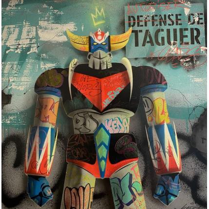 Peinture Goldorak par Lemoine Mael | Tableau Pop-art Acrylique, Graffiti Icones Pop