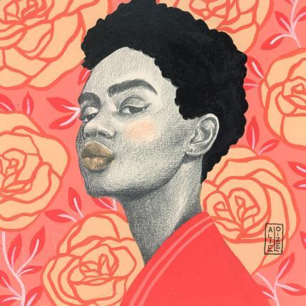 Peinture Mélissa par Alie Loizel | Tableau Figuratif Acrylique Portraits