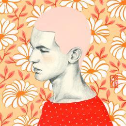 Peinture Dimitrius par Alie Loizel | Tableau Figuratif Acrylique Portraits