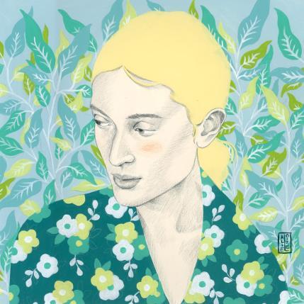 Peinture Cassey par Alie Loizel | Tableau Figuratif Acrylique Portraits