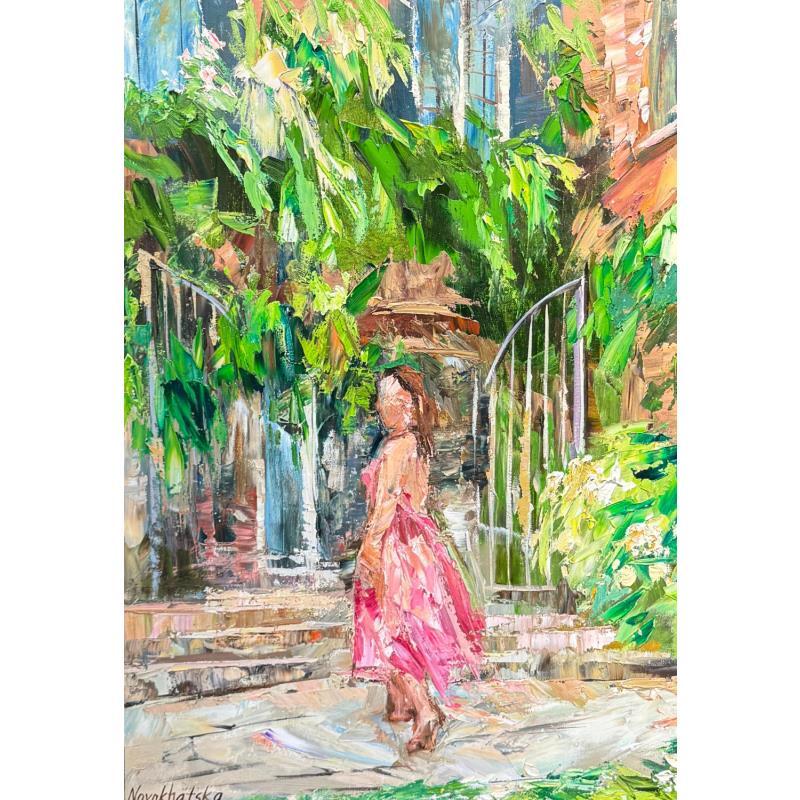 Pintura Dans un jardin por Novokhatska Olga | Pintura