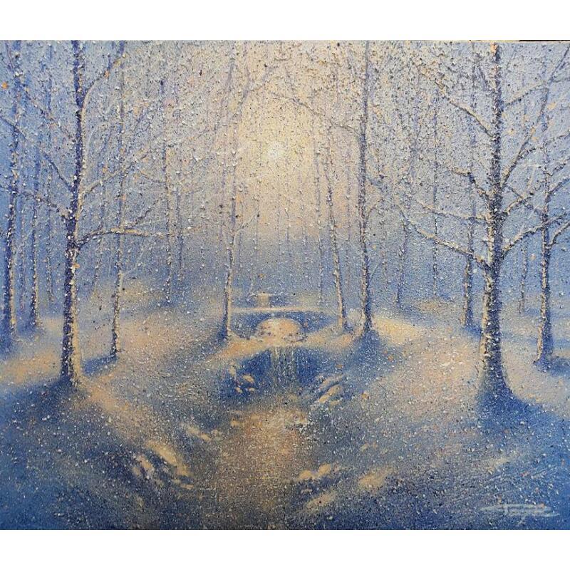 Peinture Clareté des bois par Dessapt Alan | Tableau