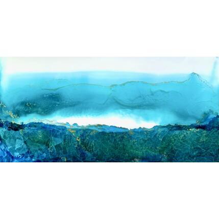 Peinture 1949 Poésie Marine par Depaire Silvia | Tableau Abstrait Acrylique Marine, Minimaliste, Paysages