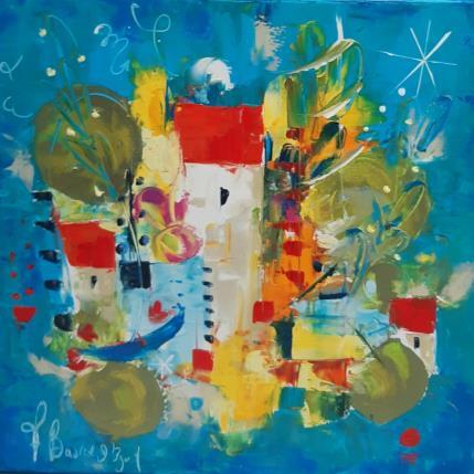 Gemälde Le bonheur à Noël von Bastide d´Izard Armelle | Gemälde Abstrakt