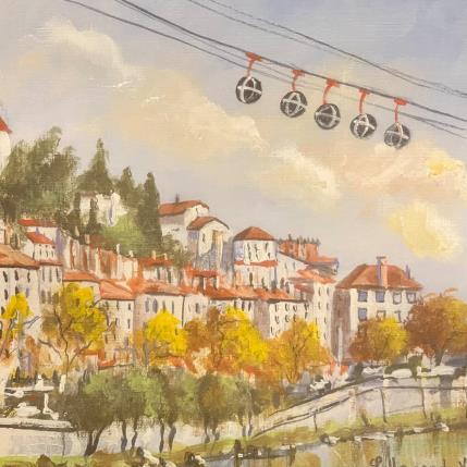 Peinture La Bastille couleurs d ‘automne par Lallemand Yves | Tableau Figuratif Acrylique Urbain