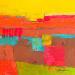 Painting Aux couleurs vives 2 by Ottenjann Andrea | Painting Abstract Landscapes Acrylic