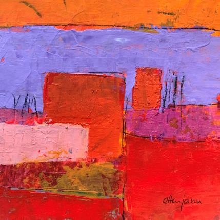 Peinture Hot 1 par Ottenjann Andrea | Tableau Abstrait Acrylique Paysages