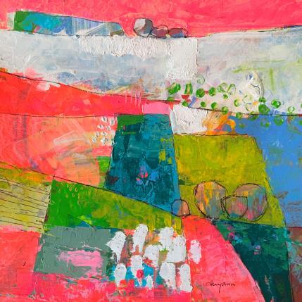 Peinture Jeu d’enfant par Ottenjann Andrea | Tableau Abstrait Acrylique Paysages
