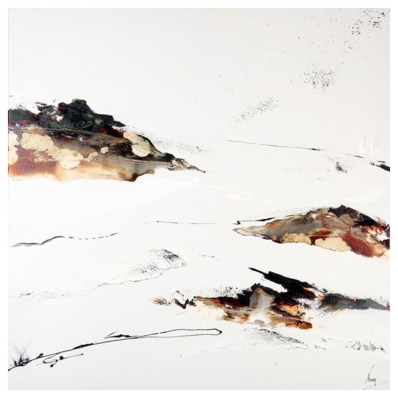 Painting 723 A by Naen | Painting Abstract Acrylic Ink