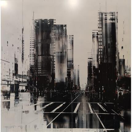 Painting Millenium 1 by Rey Julien | Painting Figurative Gold leaf