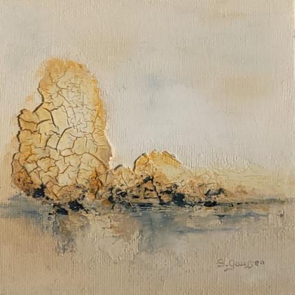 Peinture Dream par Gaussen Sylvie | Tableau Abstrait Huile, Poudre de marbre Paysages