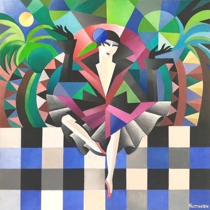 Peinture Royal Opera par Gustavsen Karl | Tableau Figuratif Acrylique, Collage Mode, Musique, Scènes de vie