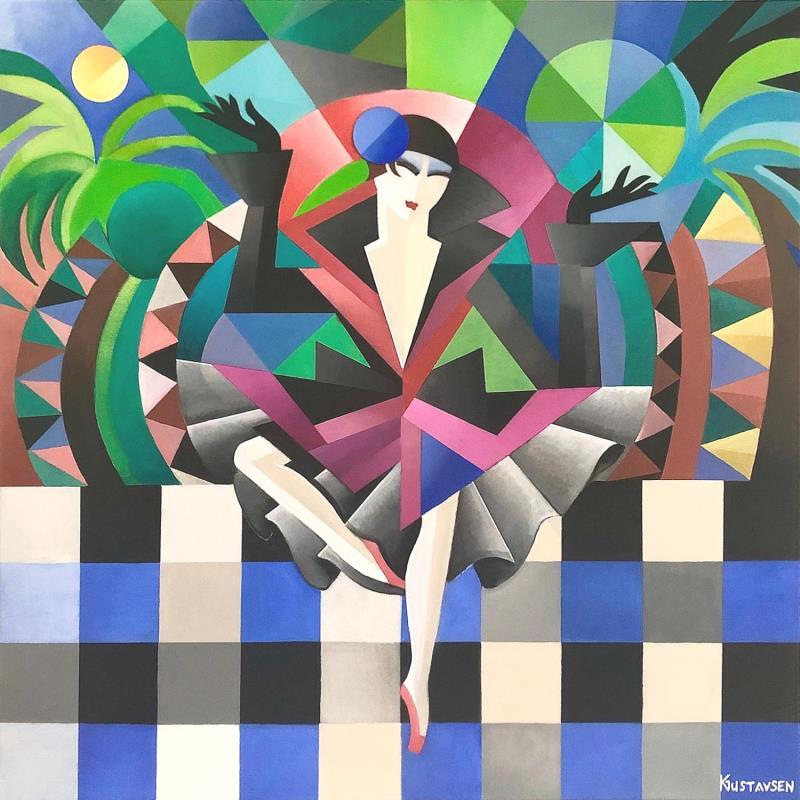 Peinture Royal Opera par Gustavsen Karl | Tableau Figuratif Musique Mode Scènes de vie Acrylique Collage