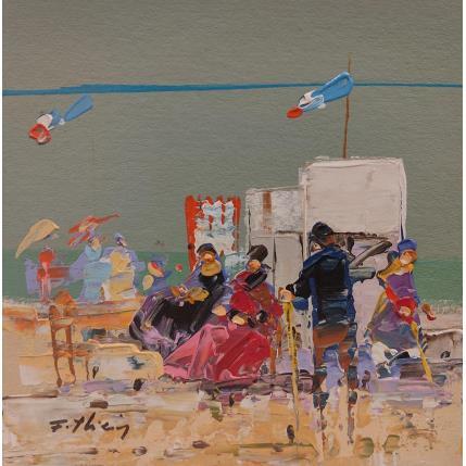 Peinture Guinolives 2 par Frédéric Thiery | Tableau Figuratif Acrylique Paysages, Scènes de vie