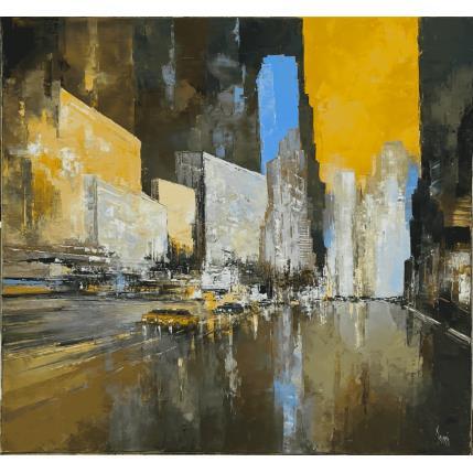 Peinture Taxis par Dessein Pierre | Tableau Figuratif Huile