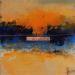 Painting Abstraction #3094 by Hévin Christian | Painting Abstract Minimalist Oil Acrylic Pastel