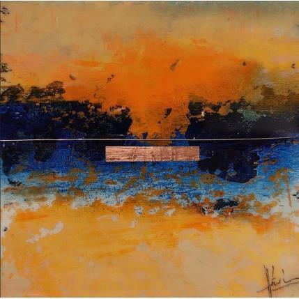 Peinture Abstraction #3094 par Hévin Christian | Tableau Abstrait Acrylique, Huile, Pastel Minimaliste