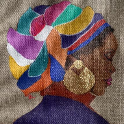 Peinture Amel par Rosângela | Tableau Figuratif Acrylique Portraits