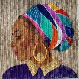 Peinture Ayna par Rosângela | Tableau Figuratif Acrylique Portraits