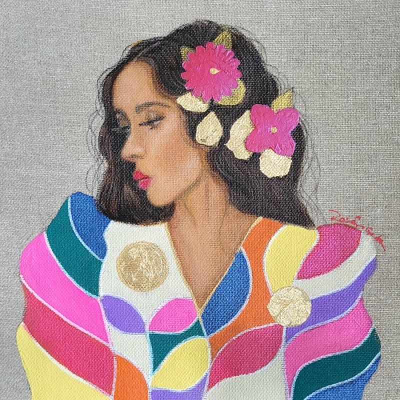 Peinture Adoracion par Rosângela | Tableau Figuratif Portraits Acrylique