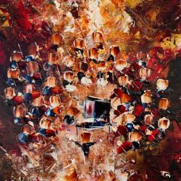 Peinture Concert #5 par Reymond Pierre | Tableau Figuratif Huile