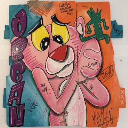 Peinture Pink 1 par Molla Nathalie  | Tableau Pop-art Acrylique, Posca Icones Pop