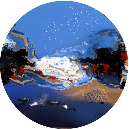 Peinture C2789 par Naen | Tableau Abstrait Acrylique, Encre Minimaliste, Nature