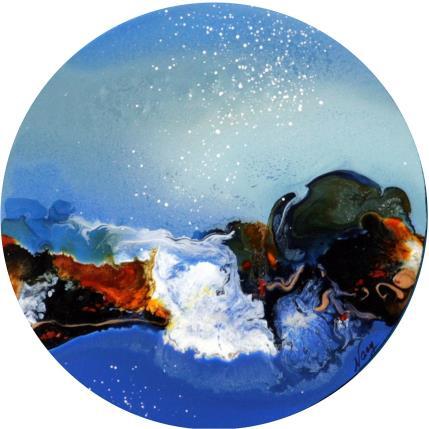 Pintura C2811 por Naen | Pintura Abstracto Acrílico, Ink Iconos pop, Minimalista, Naturaleza