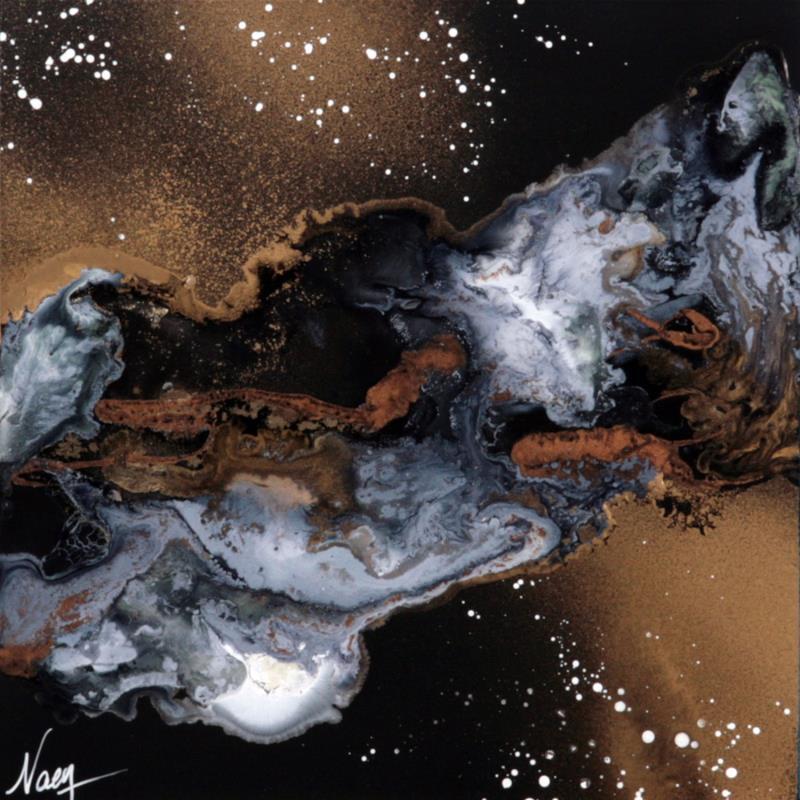 Painting C2595 by Naen | Painting Abstract Landscapes Acrylic Ink