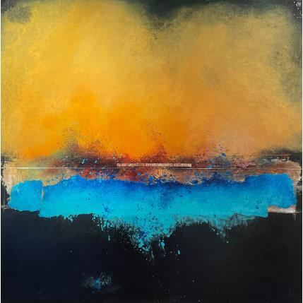 Painting abstraction 3059 by Hévin Christian | Painting Abstract Acrylic, Oil, Pastel Minimalist