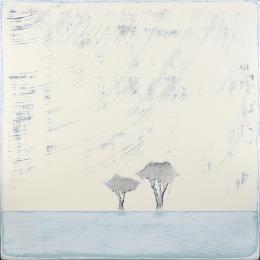 Painting Sur le bleu d'un sol 415 by ChristophL | Painting