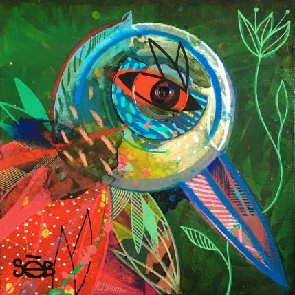 Pintura Paraka por Seb | Pintura Arte bruto Acrílico Animales, Naturaleza