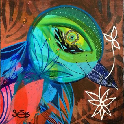 Painting Perroko  by Seb | Painting Raw art Acrylic Animals, Nature