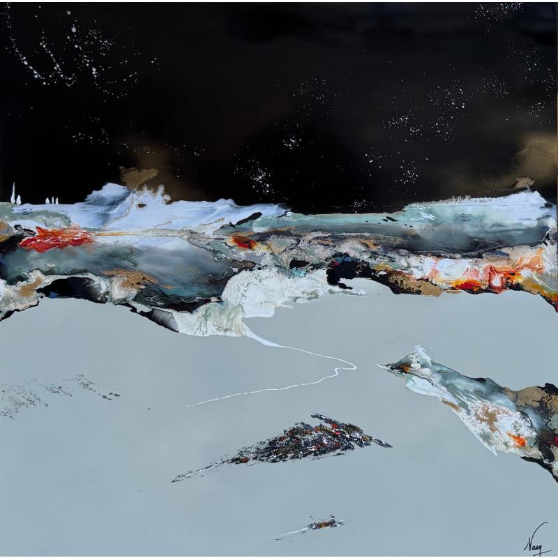 Painting 808 by Naen | Painting Abstract Acrylic Ink