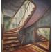 Painting L'escalier by Zbylut Ludovic | Painting Figurative Oil