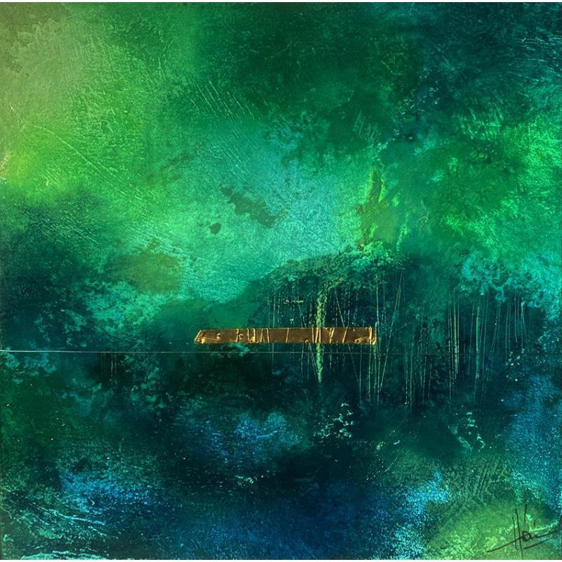 Painting Abstraction # 3217 by Hévin Christian | Painting Abstract Minimalist Oil Acrylic Pastel