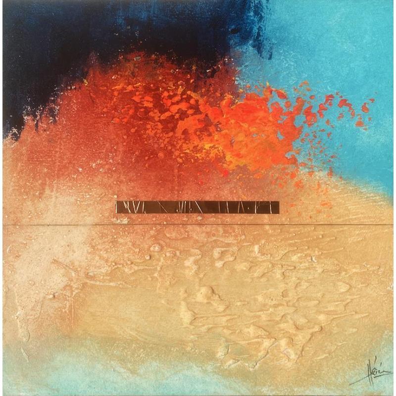 Peinture Abstraction # 3221 par Hévin Christian | Tableau Abstrait Minimaliste Huile Acrylique Pastel