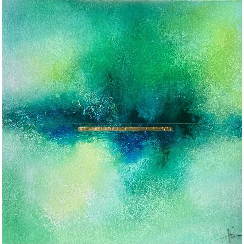 Painting Abstraction # 3206 by Hévin Christian | Painting Abstract Minimalist Oil Acrylic Pastel
