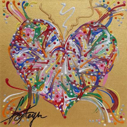 Peinture Angers en or par Fonteyne David | Tableau Figuratif Acrylique