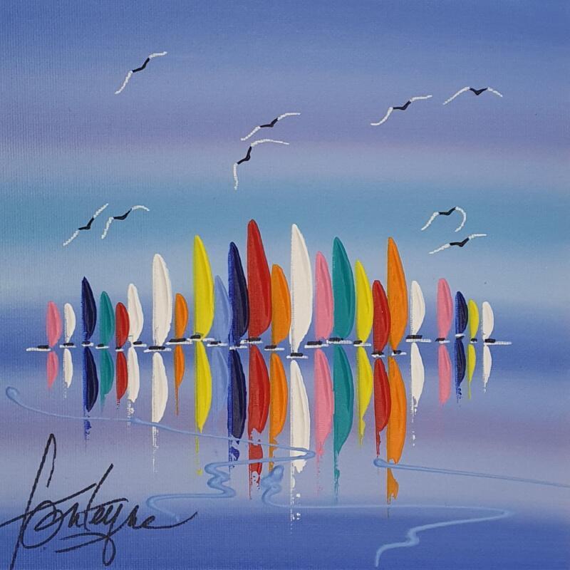 Painting Beau vents by Fonteyne David | Painting Figurative Acrylic