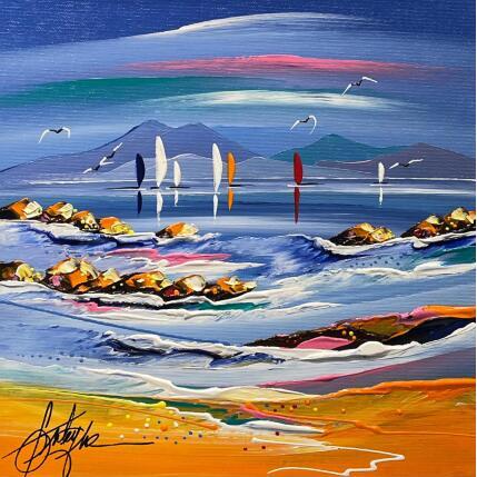 Peinture Les vents du bonheur par Fonteyne David | Tableau Figuratif Acrylique