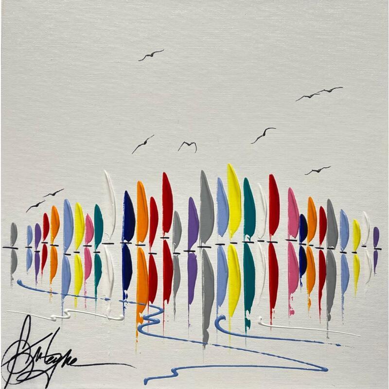 Peinture Les voiles du plaisir par Fonteyne David | Tableau Figuratif Acrylique